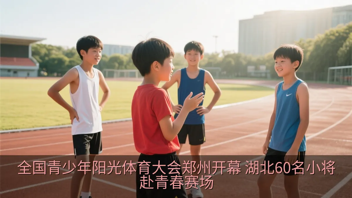 青少年运动员在赛场上积极训练和交流