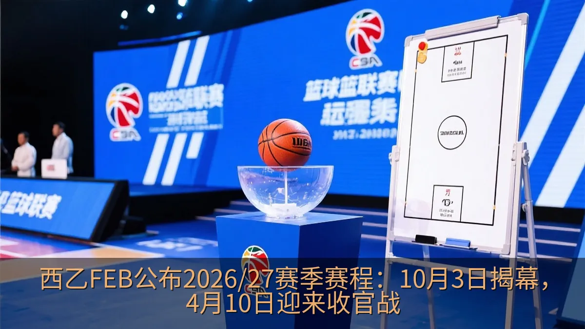 西乙FEB公布2026/27赛季赛程：10月3日揭幕，4月10日迎来收官战